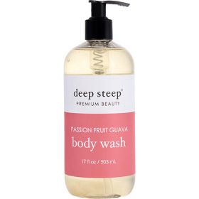 DEEP STEEP by Deep Steep Passion Fruit Guava Body Wash --503ml/17oz