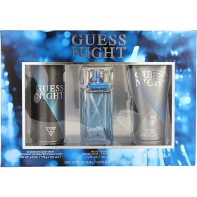 GUESS NIGHT by Guess EDT SPRAY 3.4 OZ & DEODORANT SPRAY 6 OZ & SHOWER GEL 6.7 OZ