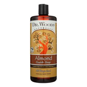 Dr. Woods Shea Vision Pure Castile Soap with Organic Shea Butter Almond - 32 fl oz