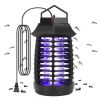 Bug Zapper Electric UV Mosquito Killer Lamp Insect Killer Light Pest Fly Trap Catcher Harmless Odorless Noiseless