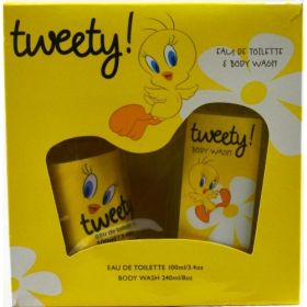 TWEETY by Damascar EDT SPRAY 3.4 OZ & BODY WASH 8 OZ