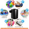 Portable Electric Air Pump for Inflatables Air Mattress Raft Bed Boat Pool Vacuum Storage Bag Quick Inflate Deflate USB Rechargeable Pump