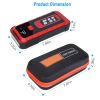 Car Jump Starter Booster 2500A Peak 25800mAh Battery Charger Power Bank with 4 Modes LED Flashlight for Up to 6.0L Gas or 3.0L Diesel Engine Car