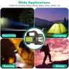 100000LM Super Bright LED Searchlight Portable Handheld Flashlight