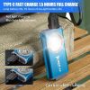 G2 Mini Flashlight Key Chain,5 ModesSmall Led Flashlight, EDC Key Chain Brightest Flashlight Magnetic Cap Clip.Blue