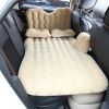 Free shipping Inflatable Bed Mattress Indoor Outdoor Camping Travel Car Back Seat Air Beds Cushion(Beige)