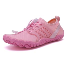 Outdoor Climbing Sports Hiking Fitness Swimming Shoes (Option: 002Pink-35)