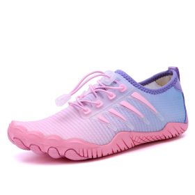 Outdoor Climbing Sports Hiking Fitness Swimming Shoes (Option: A806 Pink-35)