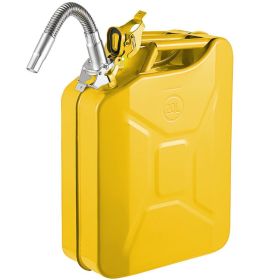 5.3 Gal / 20L Portable American Jerry Can Petrol Diesel Storage Can (Capacity: 20L, Color: Yellow)