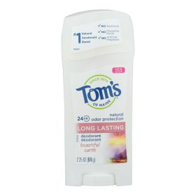 Tom's of Maine Natural Women's Deodorant - Beautiful Earth - Case of 6 - 2.25 oz (SKU: 832204)