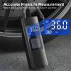 12000mAh Car Electrical Air Pump Portable Wireless Compressor Tire Inflatable deflate Inflator LED USB Charge Motorcycle Bike